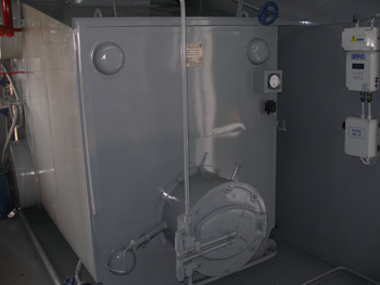 Transportable steam generating units on the basis of the oil-burning boiler